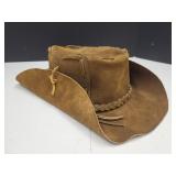 Brown Suede Austrian Bush or Outback Hat