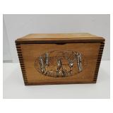 Wood Ammo Decor Box 16x10" H