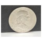 1963 D Silver Franklin Half Dollar Coin