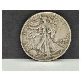 1943 Silver Walking Liberty Half Dollar Coin