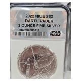 2022 Star Wars 1 Oz .999 Silver NIUE