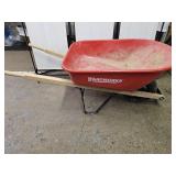 Yardworks Wheelbarrow Metal w good tire
