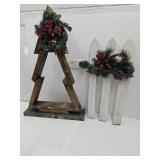 Farmhouse  /  Primitive Chistmas Decor Tree 38"h+