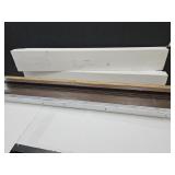 Wood Trim  46" L & 2 Window Boxes 43" L