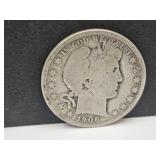 1906 O Silver Barber Half Dollar Coin