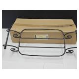 NIB Longaberger WR Iron 9x13" Baking Dish Caddy