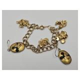 Costume Jewelry Disney Charm Bracelet, Earrings