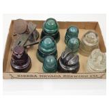 Vintage Insulatores & Antique Door Knobs