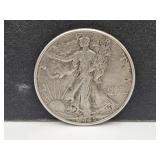 1945 Walking Liberty Silver Half Dollar