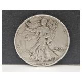 1941 D Walking Liberty Silver Half Dollar