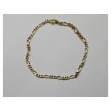 Gold Tone Figeroa Chain Bracelet