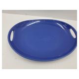 Longaberger Woven Traditions 15" Blue Platter