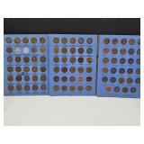 Partial Lincoln Head Cent Coin Book See Dates