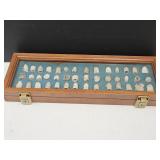 Display of  Civil War Bullets Collection  NO KEY