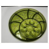 MCM Indiana Glass Deviled Egg Dish