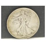 1945 Silver Walking Liberty Half Dollar Coin