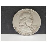 1959 Silver Franklin Half Dollar Coin