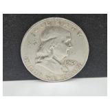 1959 D Silver Franklin Half Dollar Coin