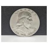 1954 Silver Franklin Half Dollar Coin