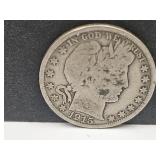 1915 D Silver Barber Half Dollar Coin