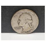 1950 Silver Quarter Coin