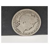 1912 Silver Barber Half Dollar Coin