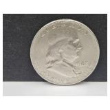 1963 D  Silver Franklin Half Dollar Coin