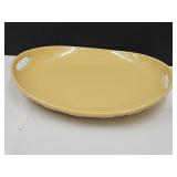 Longaberger Pottery Contour Tray 15" No Box