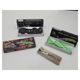 New 4 Pocket Knives See Sizes