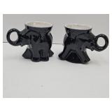 2 Frankoma Political Mugs