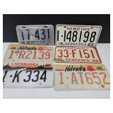 Lot NEBRASKA LICENSE PLATES 1948 Old to New