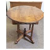 Antique Hall Table 29 x 29.5" high