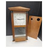 Seth Thomas Wall Clock Battery Operated 22" High