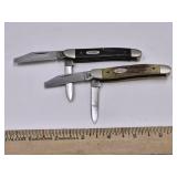 2 Case XX Pocket Knives Both Has Broken Tips