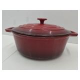 Cooks Companion Cast Iron 4.5 Qt Oval Dutch Oven
