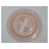 VTG Anchor Hocking Pink Depression Plate 8.5" W