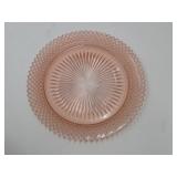 Anchor Hocking Pink Depression Plate 10 1/4" W