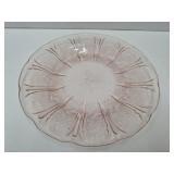 Jeannette Cherry Blossom Pink Depression Plate 9"W