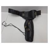 Leather Gun Holster w Belt Crosman Arms Small