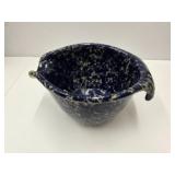 Bennington Potters 1880 Agate Spongeware Bowl 9"w