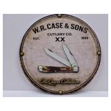 Small 7 3/4" w Metal  Case Metal Sign