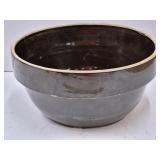 Antique Red Wing Glazed Albany Crock Bowl 10 3/8"