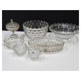 Fostoria Footed Dish 10", Bowl 8.5", Candy Dish +