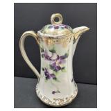 Hand Painted Nippon Tea Pot 9" high