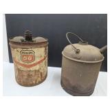 Vintage 5 Gal Cans Phillips 66 & Eagle
