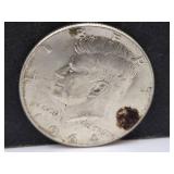 1964 Silver Kennedy Half Dollar Coin
