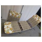 2 MCM  Folding  Lounge Chairs