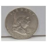 1962 D Silver Franklin Half Dollar Coin