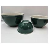 Green Nesting Bowl Set Up to 10 3/8"w