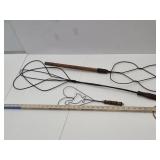 3 Primitive Rug Beaters